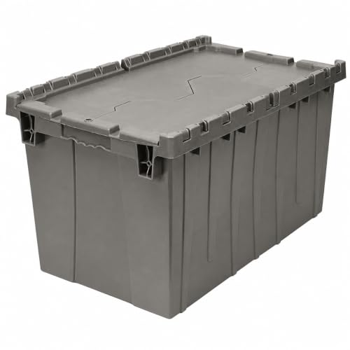 Storage Bins with Lids Heavy Duty Stackable Storage Box - size: 25" x 15" x 14"
