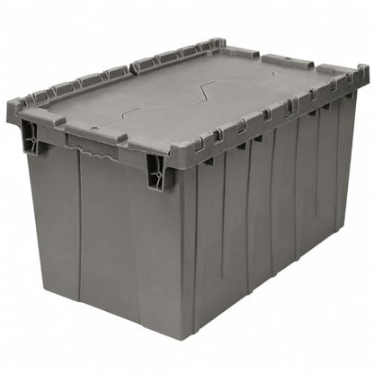 Storage Bins with Lids Heavy Duty Stackable Storage Box - size: 25" x 15" x 14"