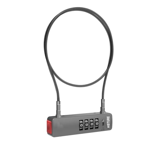 Outdoor Fence Gate Lock Locker - Bike, Cable Chain, Combination Locks - color: Grey-2