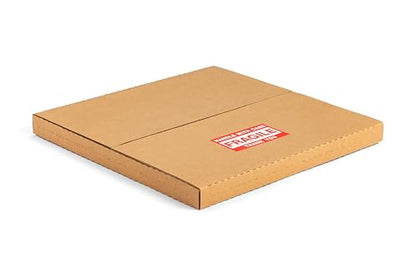 12-inch Vinyl Record Shipping Boxes, 12.8x12.8x1 inch, 20-Pack - size: 20 Pack