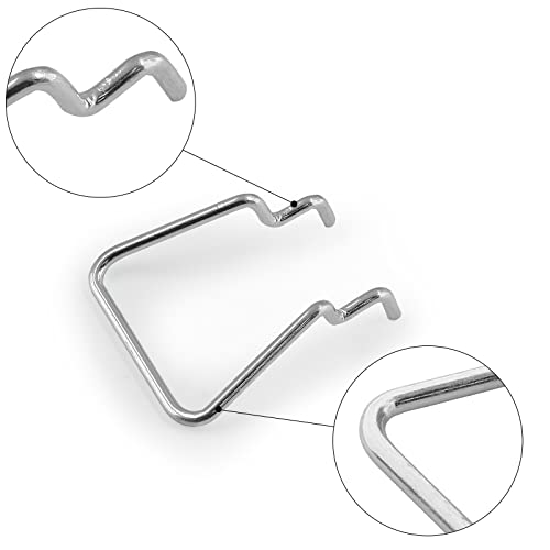 Waziaqoc 16PCS Pegboard Plier Holders, Silver - color: Silver