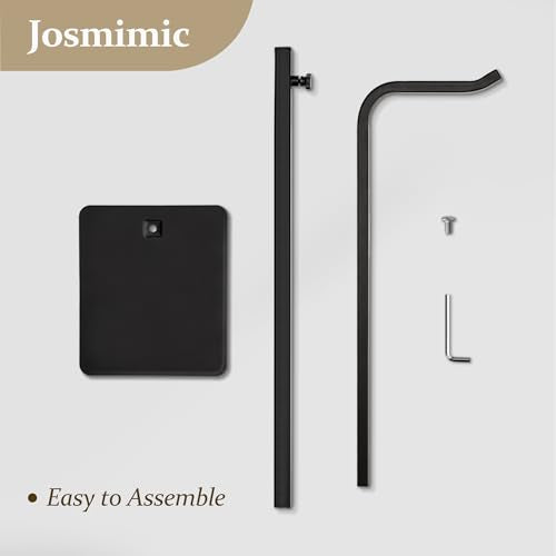 3-Pack Adjustable Tabletop Purse & Banner Display Stands, Black - color: Black