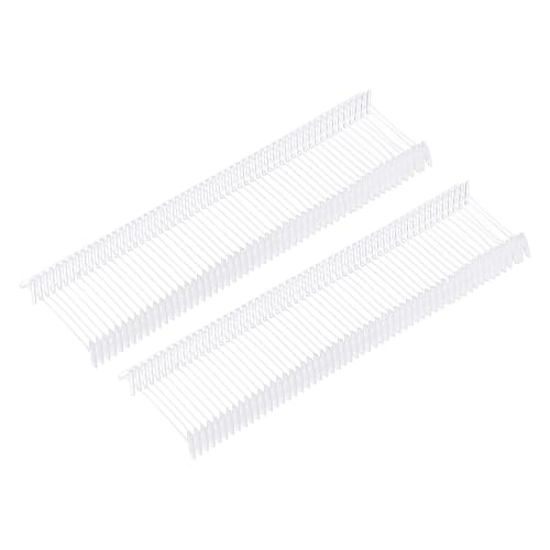 MECCANIXITY Standard Tagging Fasteners,Plastic Regular,Standard Label Gun Price Tagging Barbs for Garment Price Tag Label Tagging Barbs 20mm/0.8 Inch,Pack of 2500 Clear - color: Clear, size: 0.8 Inch