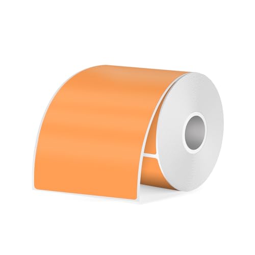 Direct Thermal Label Orange 1.96 x 3.12 Inch for M110 M120 M220 M221 - color: Orange, size: 2 X 3.12 Inch