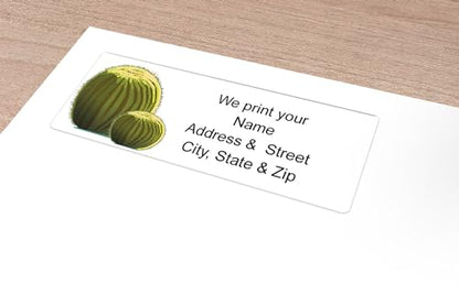 Stonehouse Collection Cactus Address Labels, Desert Address Labels, Western Southwest (Barrel) - style: Barrel