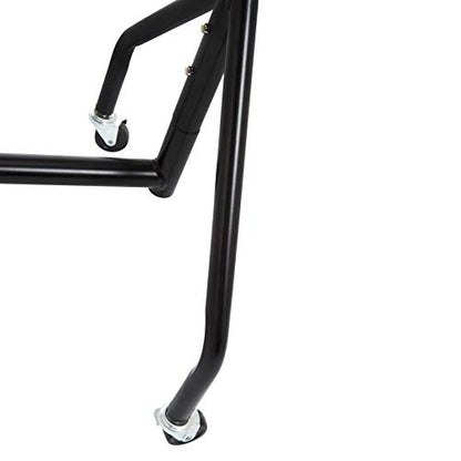 Amazon Basics Heavy Duty Portable Rolling Garment Rack, Hanging Clothes Organizer Rail for Display and Storage, Easy to Assemble, 72 x 60 inches, Black - size: 1.82 x 1.52 m