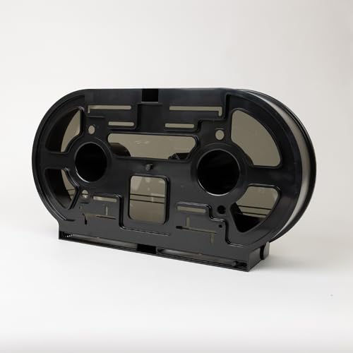 Sierra Hygiene Black Double Jumbo 9" Toilet Tissue Dispenser