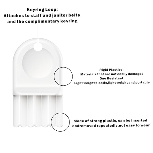 10Pcs Toilet & Paper Towel Key Replacement - style: Pack of 10