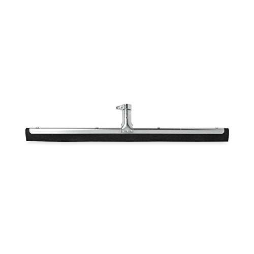 Rubbermaid Commercial Products Standard Floor Squeegee, 22-inch Dual Moss, Silver/Metal, Heavy Duty Rubber Floor Scrubber for Bathroom/Garage/Tile in Office Environment - size: 22in, style: Standard