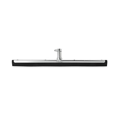 Rubbermaid Commercial Products Standard Floor Squeegee, 22-inch Dual Moss, Silver/Metal, Heavy Duty Rubber Floor Scrubber for Bathroom/Garage/Tile in Office Environment - size: 22in, style: Standard