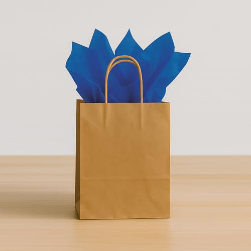 Beistle Bright Blue Tissue Paper Sheets – 96 Pack, Bulk Square Craft Tissue, Gift Wrapping for Bags, Boxes, Crafts, Packaging Filler for Retail Displays, Shipping, Parties & Decorative Use, 20” x 20”