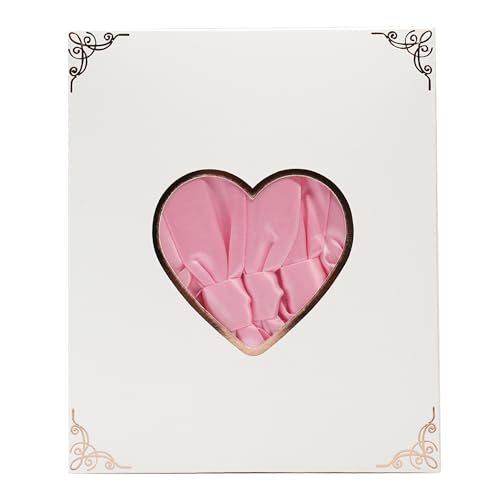 Pre-Tied Pink Satin Ribbon Twist Tie Bows 5 Inch 36 Pack - color: Pink