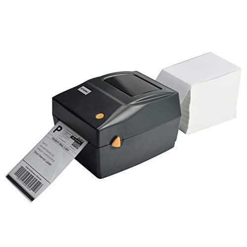 FungLam 4x6 Thermal Labels Fanfold, 1000 Direct Thermal Shipping Labels - size: 4" x 6" - 1000 Labels