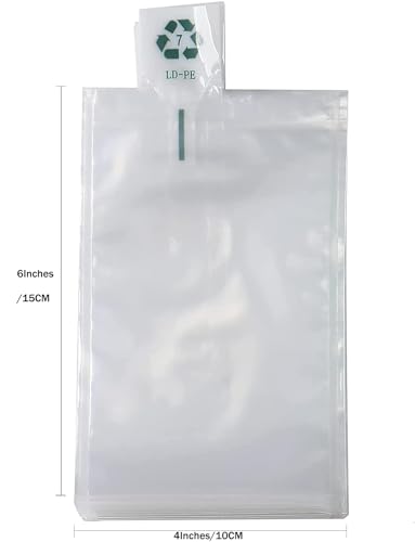 Miupoo Packaging Air Bags,Clear Plastic Inflatable Air Packaging Protector Bag with Free Pump Cushion,Air Cushion Blocking Packaging Bag,4x6 Inches,200 Pieces - size: 4x6×200 Inches