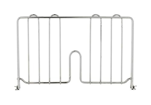 METRO DD14C Super Erecta 8" High Shelf Divider for Wire Shelves, Chrome, 14" - color: Chrome, size: 14" Width