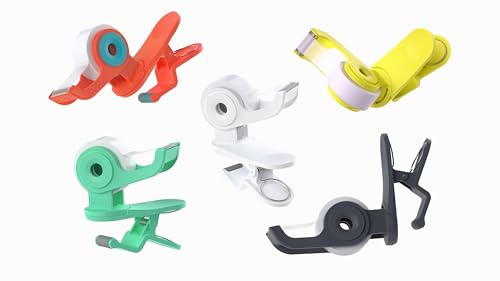 Scotch Desktop Tape Dispenser, White, Great for Gift Wrapping, 1 Dispenser (C19-CLIP-W-CCW)
