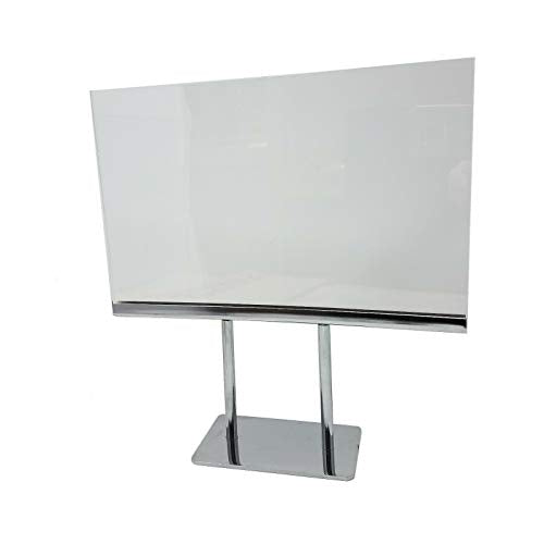 Countertop Acrylic Frame Sign Holder, 11.5" H Heavy Duty Tabletop Display for 7" x 11" Cards, 1 Unit - size: 1 Unit, style: 7" H x 11" W
