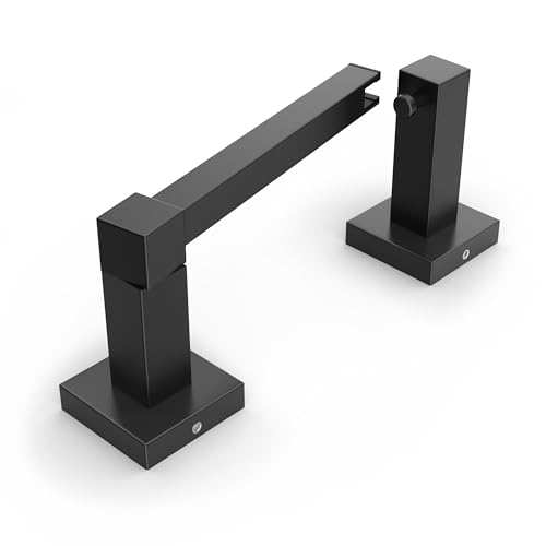 FORIOUS Commercial Toilet Paper Holder Wall Mount Bathroom Tissue Holder - color: Matte Black