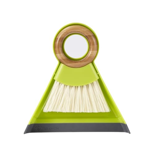 Full Circle Tiny Team Mini Brush & Dustpan Set - Green - color: Green