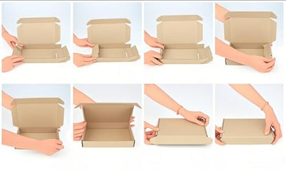 50 pack Small Shipping Box,4x4x2''Corrugated Mailer,YUNSY-BOX Cardboard Box - size: 4X4X2