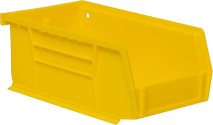 Akro-Mils 30220 AkroBins Plastic Storage Bins, 7"x4"x3", Yellow, 24-Pack - color: Yellow