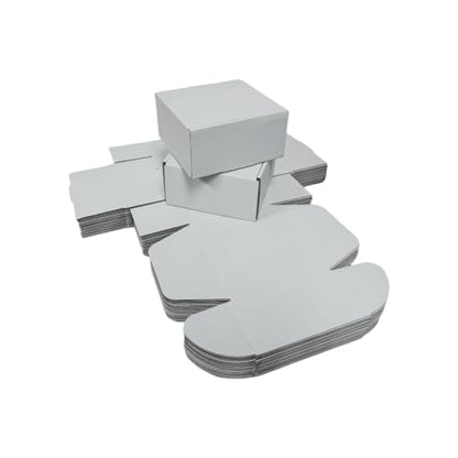 20 Pack 9.8x9.8x4 in Gray Shipping Boxes - color: Gray, size: 9.8x9.8x4 in