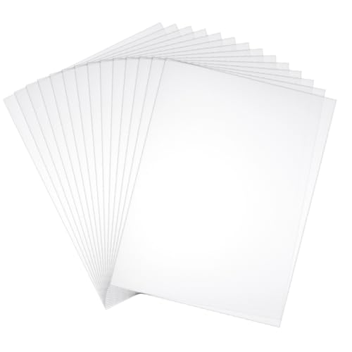 BENECREAT 14 Pack Plastic Shelf Liner, 15.7x11.8inch Non Adhesive Waterproof Wire Rack Covers for Kitchen Cabinet Pantry Organization and Storage (Clear) - color: Clear