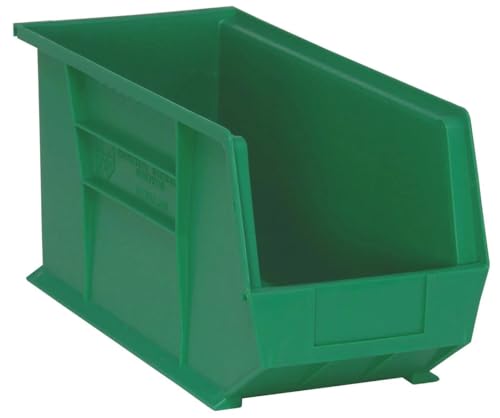 Quantum Storage QUS265 Ultra Stack and Hang Bins - 18" x 8-1/4" x 9" - 6 Pack - color: Green