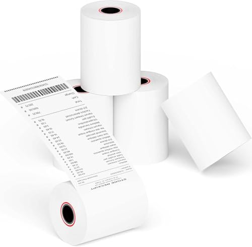 Thermal Receipt Paper Rolls 3-1/8 x 230ft, 50 rolls - 48 GSM - size: 3 1/8" x 230'