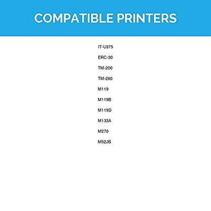 LD Products Compatible Ribbon Replacement for Epson ERC30PR (Purple, 6-Pk)