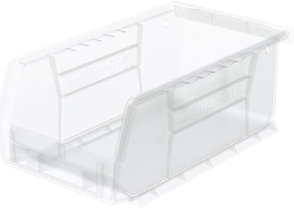 Akro-Mils 30220 AkroBins Plastic Storage Bins, 7"x4"x3", Clear, 24-Pack - color: Clear