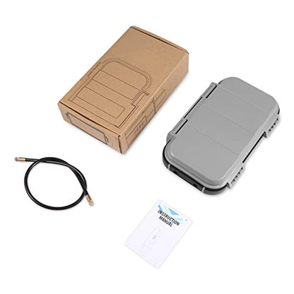 LOFICOPER Portable Safe Box, 4 Digit Combination Security Case, Waterproof Travel Lock Box, Small Beach Safe with Removable Chain, for Sports, Travel, Home, Office, Grey - color: Grey