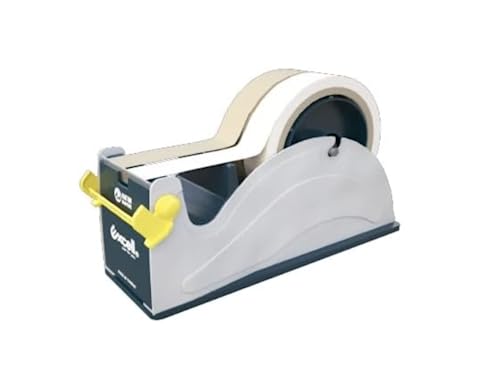Excell EX-17 Desktop 3 Inch Wide Steel Tape Dispenser, Blue/Grey