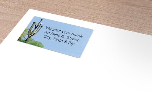 Stonehouse Collection Cactus Address Labels, Desert Address Labels, Western Southwest (Saguaro) - style: Saguaro