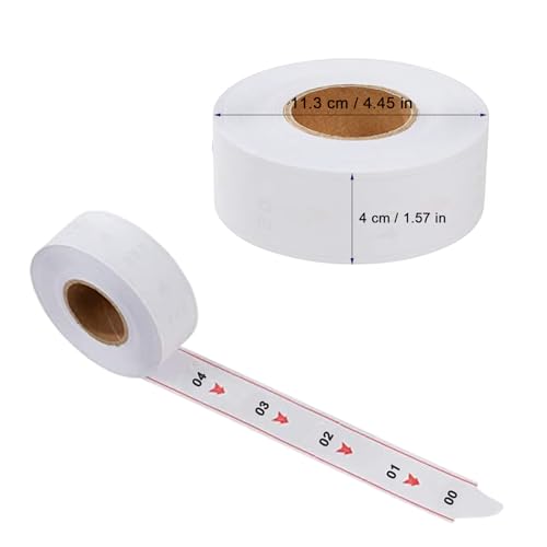 Ticket Dispenser Take A Number Take-a-Number System Ticket Machine for Counter Queuing System with 5 Rolls Tickets 00-99
