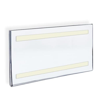 Azar Displays 122037 17-Inch W by 11-Inch H Wall Mount Acrylic Frame Pack of 10 - Clear Acrylic Wall Frame with Sticky Back - Floating Wall Sign Holder - Adhesive Office Sign - Frameless Picture Frame - size: 17 in. W x 11 in. H
