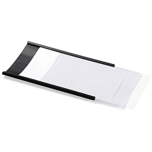 SmartSign Magnetic 'C' Channel Label Holders | 2.5" x 4" Pack of 10 - size: 2.5" x 4"