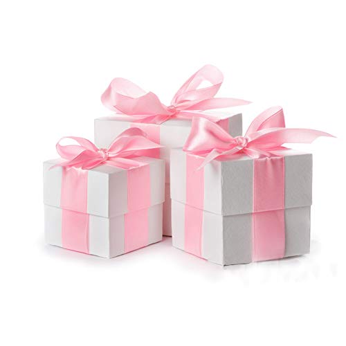LIUYAXI Pink Satin Ribbon, 2 Inch, 50 Yards - color: Pink, size: 2" X 50 Yards