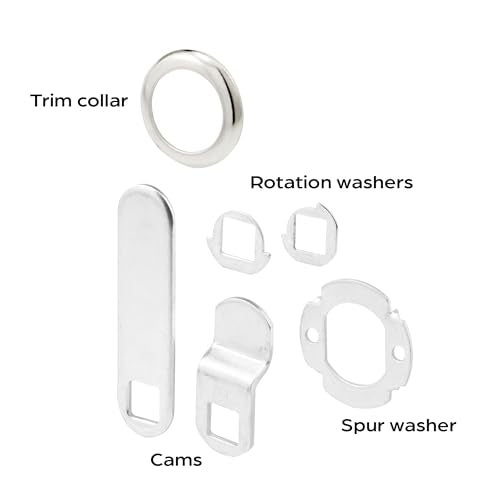 Prime-Line Drawer & Cabinet Lock, 1-1/8 in., Fits 13/16 in. Panels