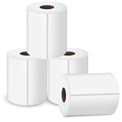 4"x6" Direct Thermal Shipping Labels, 220 Labels/Roll - Thermal Shipping Label Printer Paper Postage Mailing Labels Compatible with Rollo, MUNBYN Label Printer (4 Rolls) - size: Roll- 880 Labels