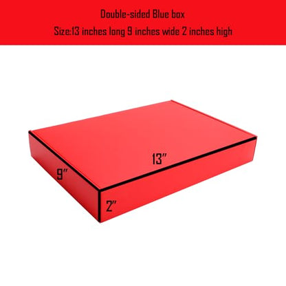 Red Shipping Packaging Boxes Mailers E-Commerce Packing 20Pcs13×9×2 Inch - color: Red