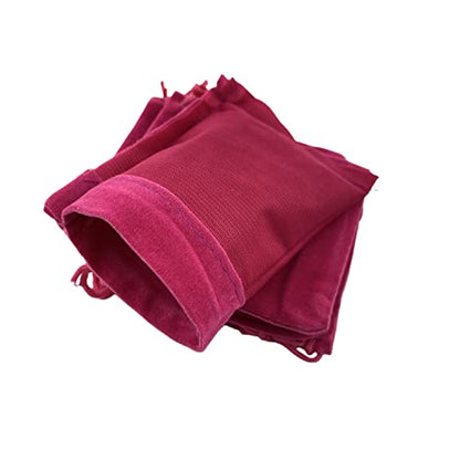 Palmhomee Pack of 48 3x4 Inch Velvet Drawstring Bags Gift Bag Velvet Pouch For Jewelry Wedding and Party Favor (Fuchsia) - color: Fuchsia