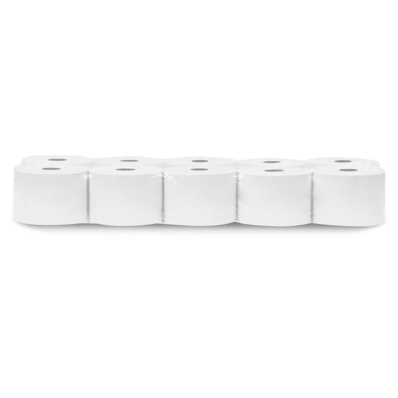 44mm Thermal Paper Rolls (10 Rolls) 1 3/4" x 230' feet for Sharp Cash Register Tape.