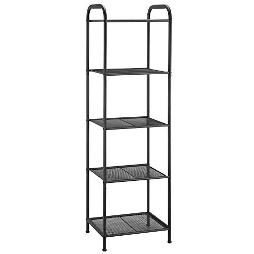 MAX Houser 5 Tier Extendable Industrial Storage Rack, Charcoal Gray - color: Grey, size: 5-Tier
