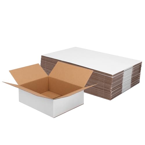 Hoikwo 9x7x3 Shipping Boxes Set of 30 - color: White, size: 9x7x3-30 Boxes