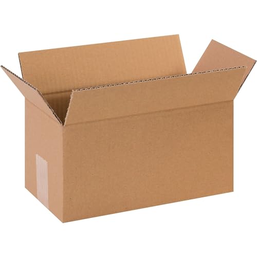 AVIDITI Shipping Boxes Medium 12"L x 6"W x 6"H, 25-Pack | Corrugated Cardboard Box for Packing, Moving and Storage 12x6x6 1266 - style: Heavy-Duty