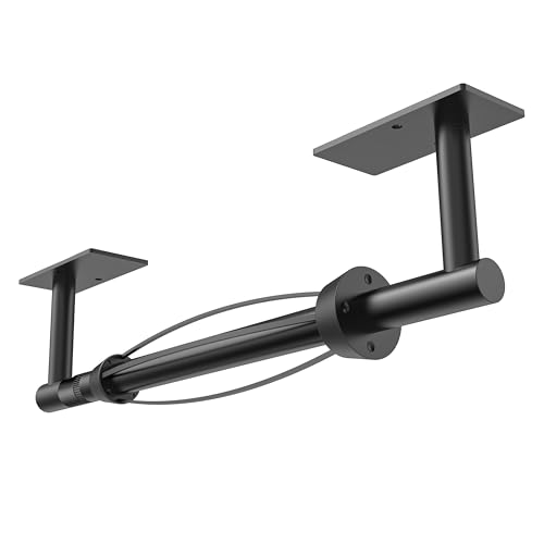 RUACQ Paper Towel Holder Under Cabinet, One Hand Tearing, Matte Black - color: Matte Black, size: One Hand Tear - Rectangle