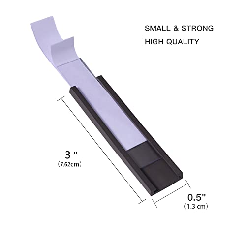 C Channel Magnetic Labels Holders, 30 Pack 0.5''x3'' for Metal Racks - size: 0.5 x 3 Inch