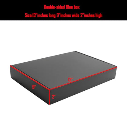 Black Shipping Packaging Boxes Mailers E-Commerce Packing 20Pcs13×9×2 Inch - color: Black