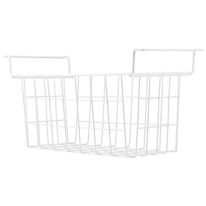 Orgneas 16.5 Inch Freezer Organizer Bins, Metal Wire Basket Bins, Replaces Chest Freezer Basket, Hangable, Sturdy, White - size: 16.5 inch